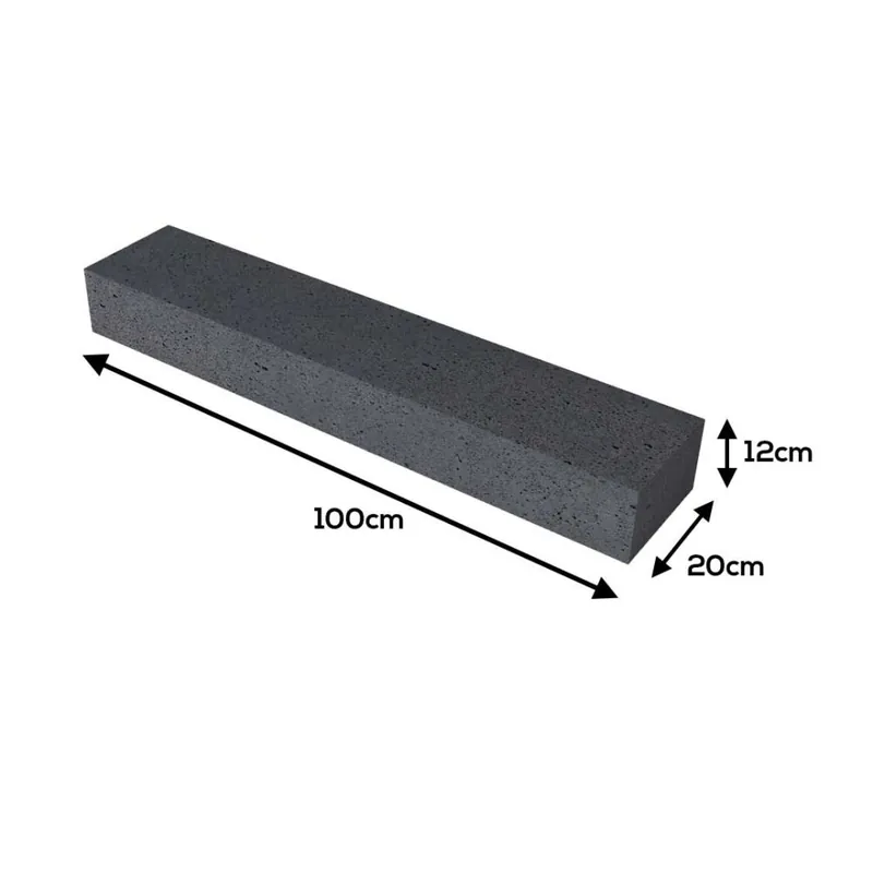 Betonbiels Antraciet 100x20x12cm Beperkte Voorraad