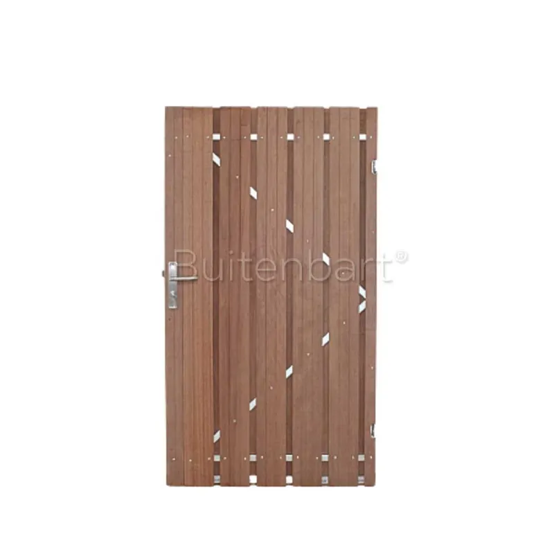 Tuinpoort Topline Hardhout Geschaafd 110x190cm Rechtsdraaiend Premium