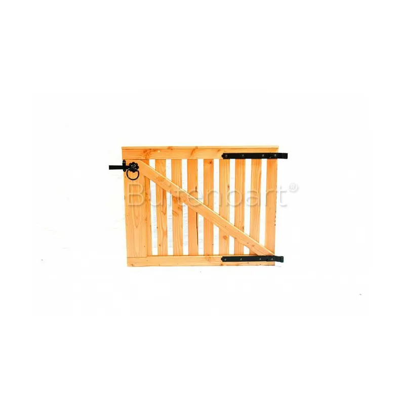 Weekendaanbieding Tuinpoort Douglas geschaafd onbehandeld (incl. voorgemonteerd hang en sluitwerk) 120x150cm Rechtsdra