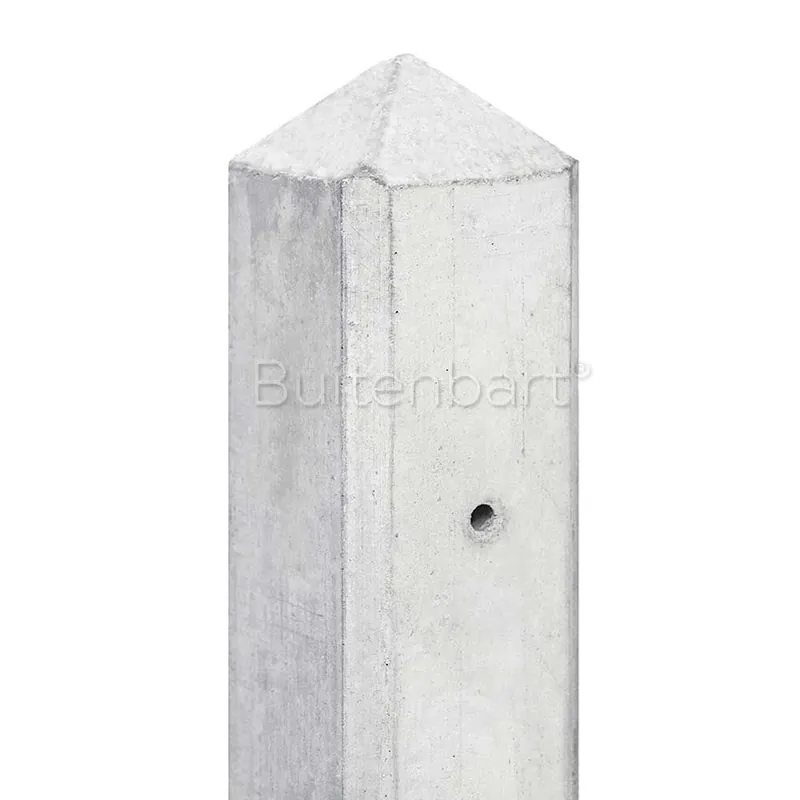 Shop Nu Multipaal grijs met diamantkop 10x10x280cm