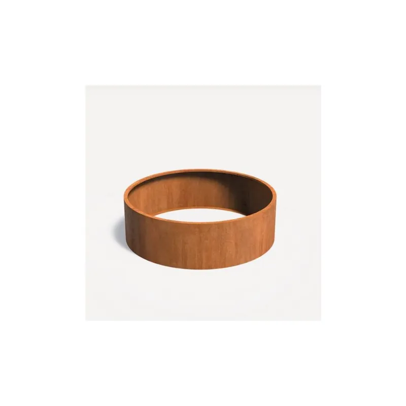 Speciale Aanbieding Cortenstaal Plantenbak Rond diameter 200cm, hoogte 60cm