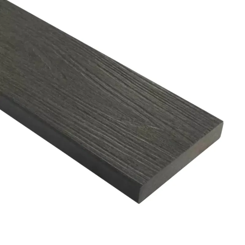 Gereduceerde Prijs Co-Decking Kantplank WPC 23x138mm Fiberdeck Premium FSC100% 300cm Donkergrijs