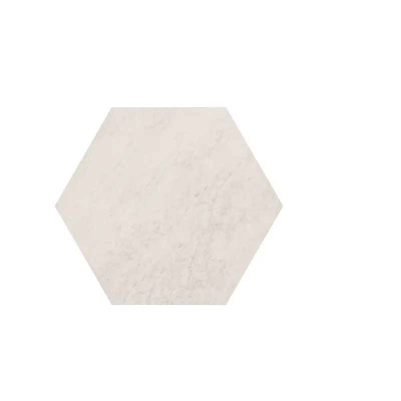 Betaalbaar Keramische Zeshoek tegelQuarzite Bianca Ø60x52x2cm