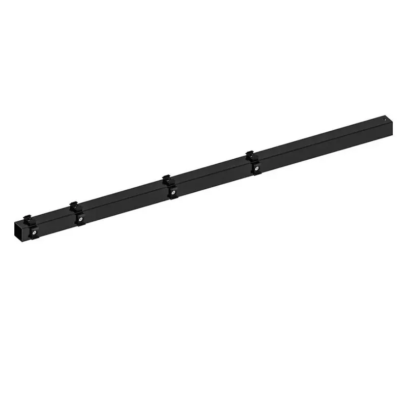 Voordeelprijs Hillfence h.paal+aansluitingset afdekkap 6x6x160cm zwart