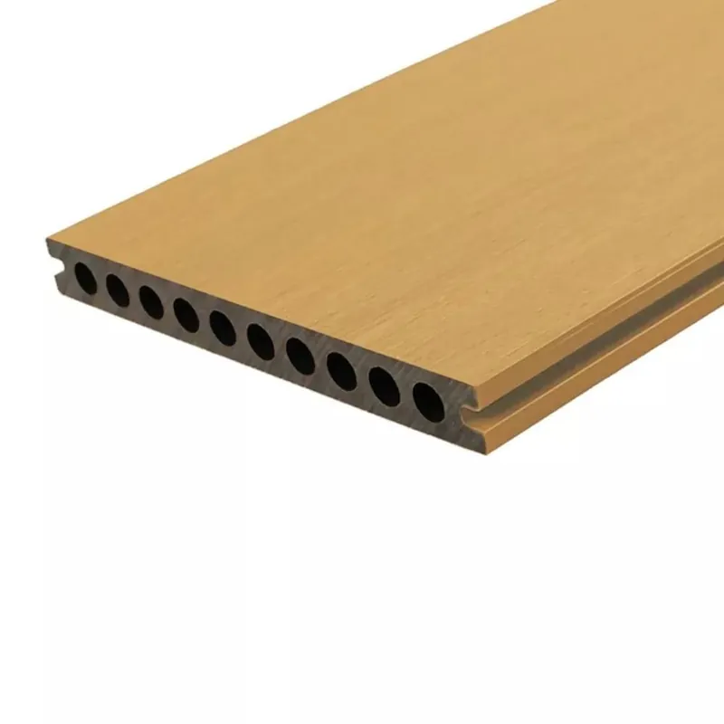 WPC Terrasplank RHK Premium 2,3x13,8x400cm Teak Beperkt Aanbod