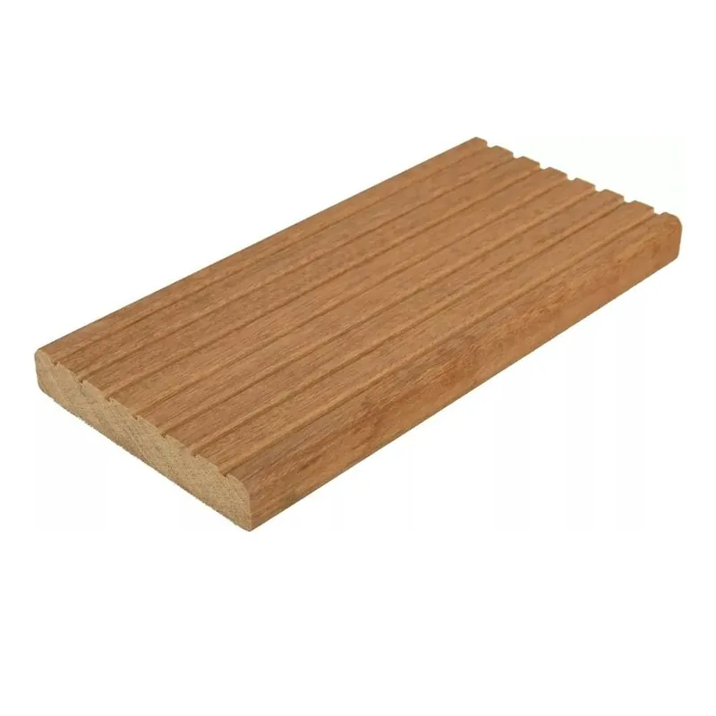 Bangkirai terrasplank glad/grof Basic 2.1x14.5x244cm Alleen Vandaag