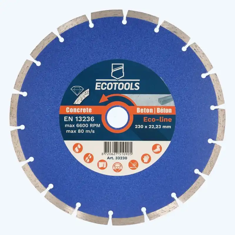 Snelle Levering Diamantschijf 230 mm voor beton Eco-line kopen