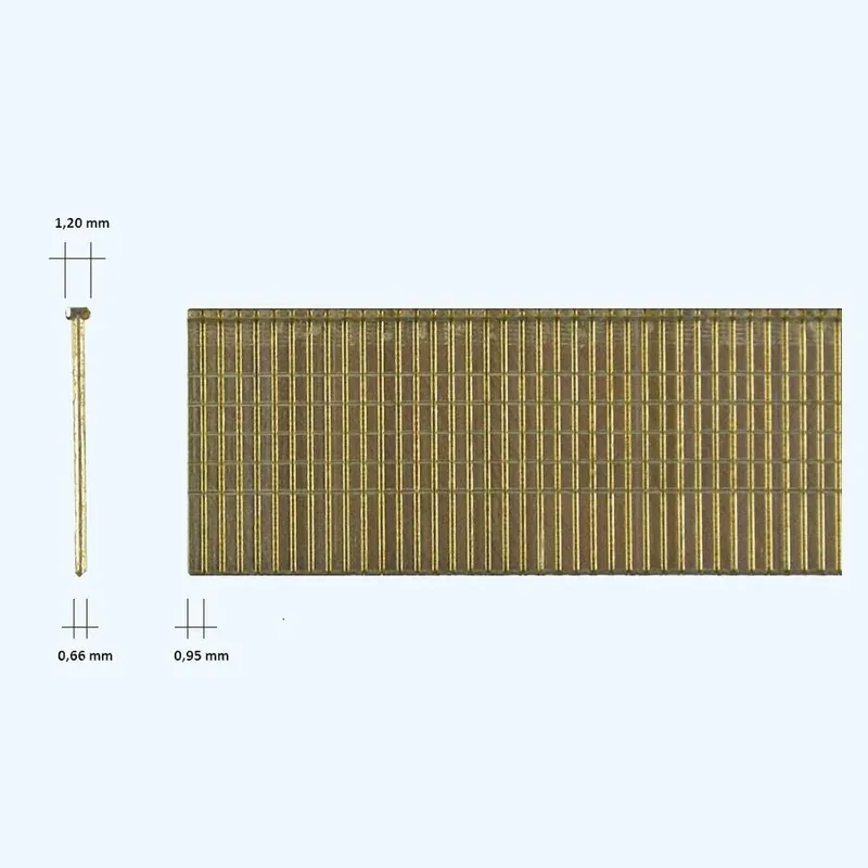 Gegalvaniseerde 21 Ga microbrads M - 25mm Favoriet