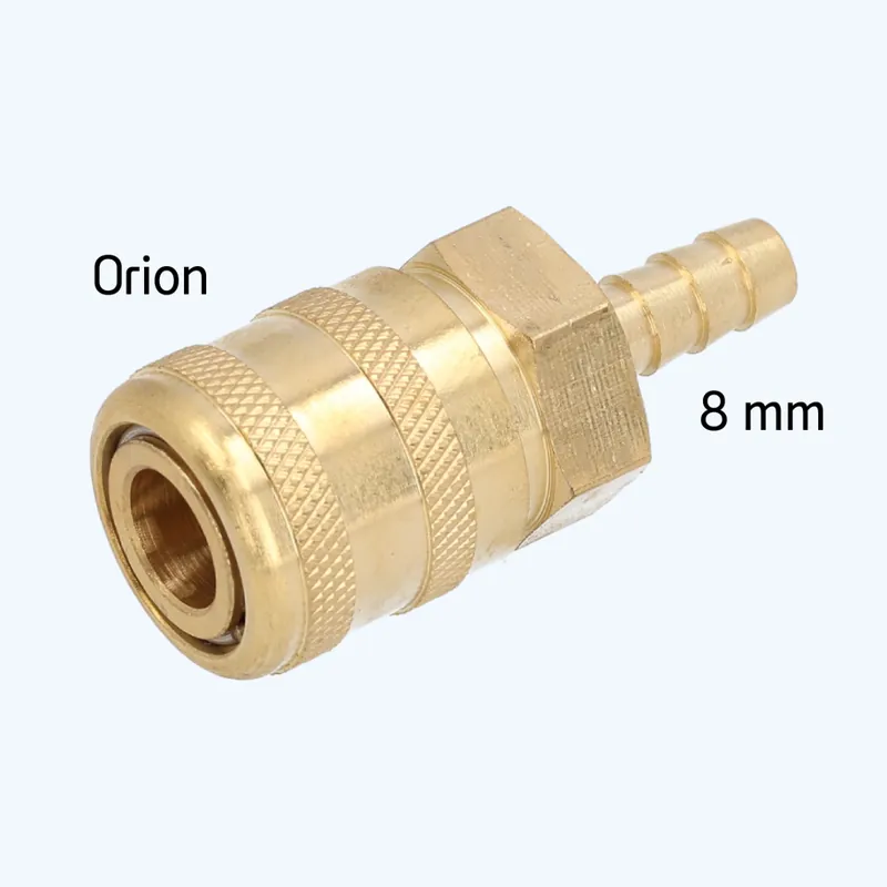 Seizoensaanbieding Orion snelkoppeling met slangpilaar 8 mm