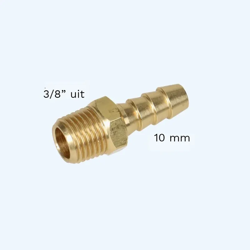 10 mm slangpilaar met 3/8" uitwendig draad Rechtstreeks Van De Fabrikant