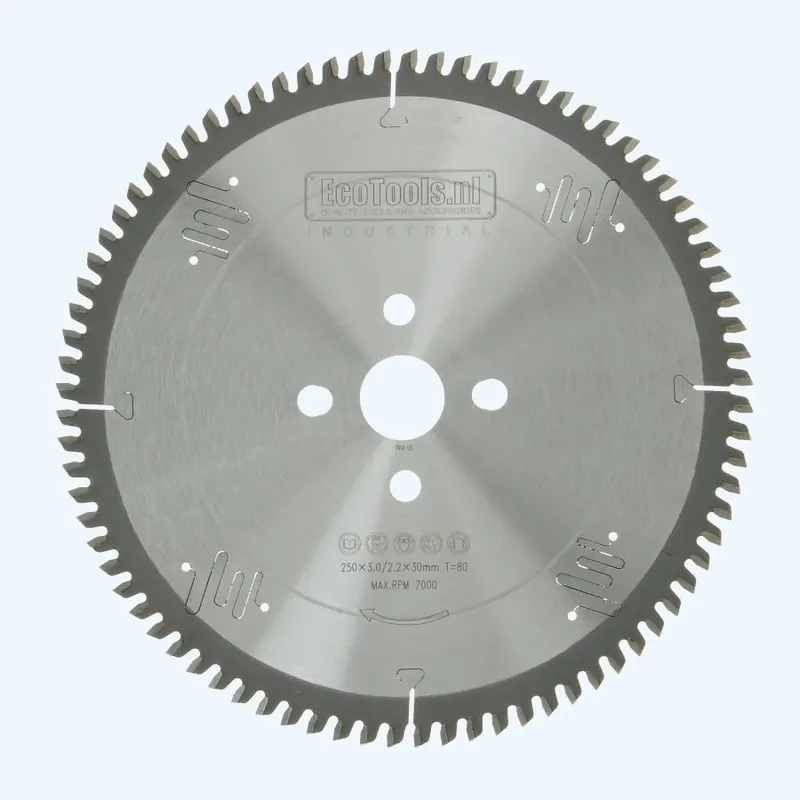 Beste Prijs Zaagblad Industrial 250x30mm T80 vlak-daktand