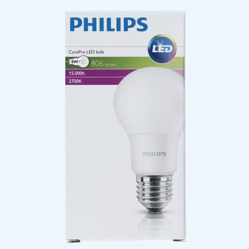 Weekendaanbieding Philips Led lamp E27 8W online bestellen