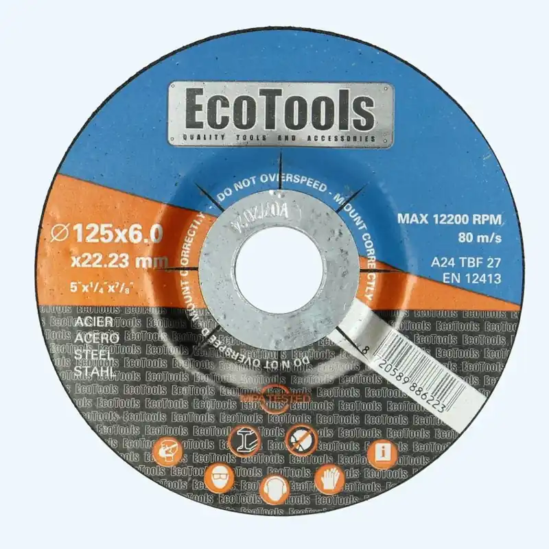 Afbraamschijf voor METAAL 125 x 6 x 22,23 mm Actieprijs