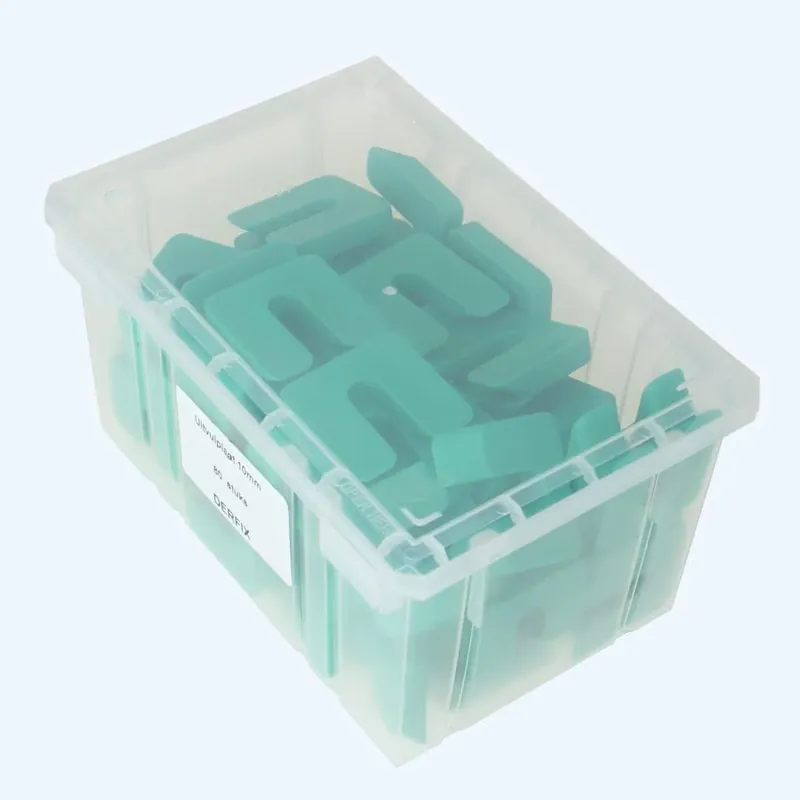 Uitvulplaatjes groen 10 x 47 mm in doosje Dagaanbieding