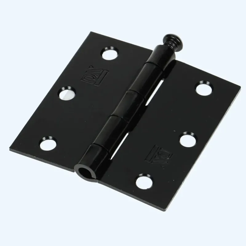 Scharnier met losse pen 76 x 76 mm zwart Koop Vandaag