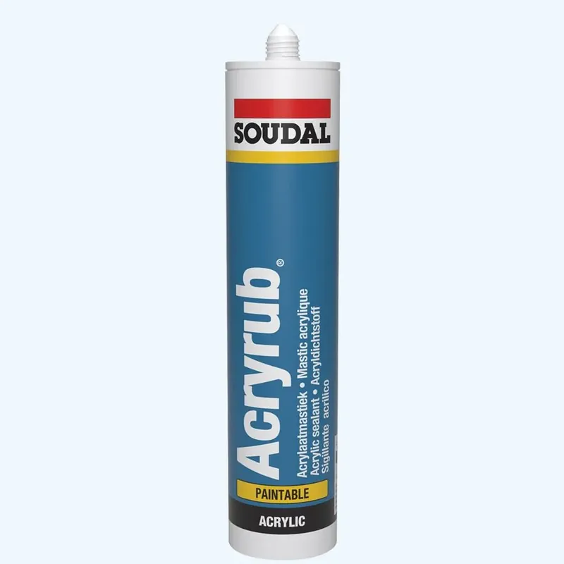 Flitsaanbieding Soudal Acryrub 310 ml (grijs)