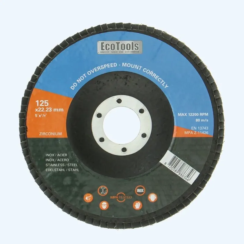 Zirkonium lamellenschijf 125 mm korrel 60 Hete Deal