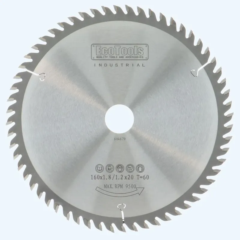 HM-zaagblad Industrial 160 x 20 x 1,8 mm T=60 | EcoTools.nl Snelle Levering