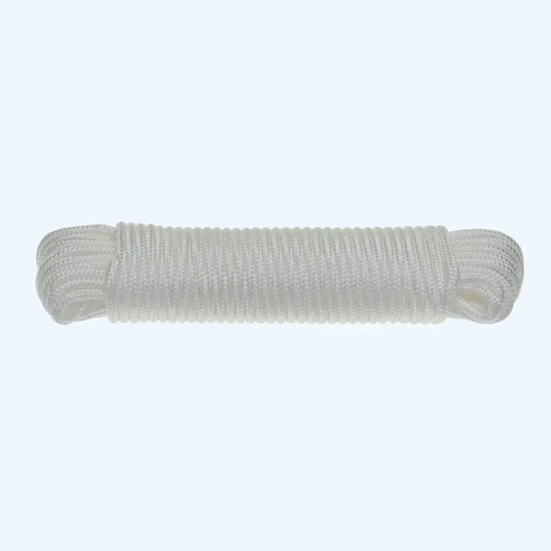 Flitsaanbieding 20 meter gevlochten PP koord 4 mm wit kopen
