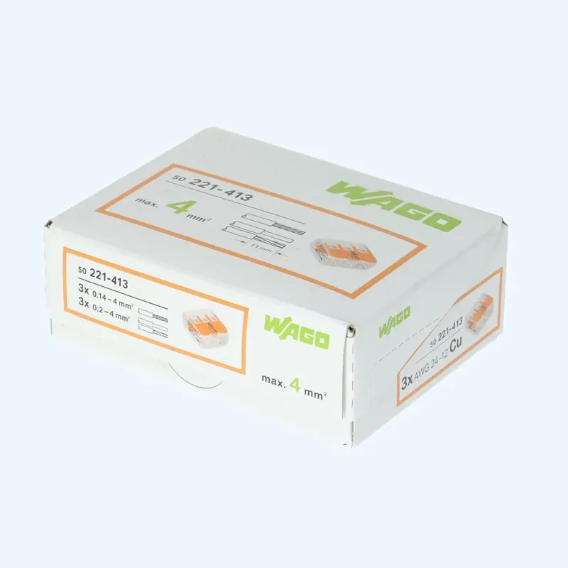 WAGO 3V verbindingsklem 4mm² (50 stuks) Must-Have