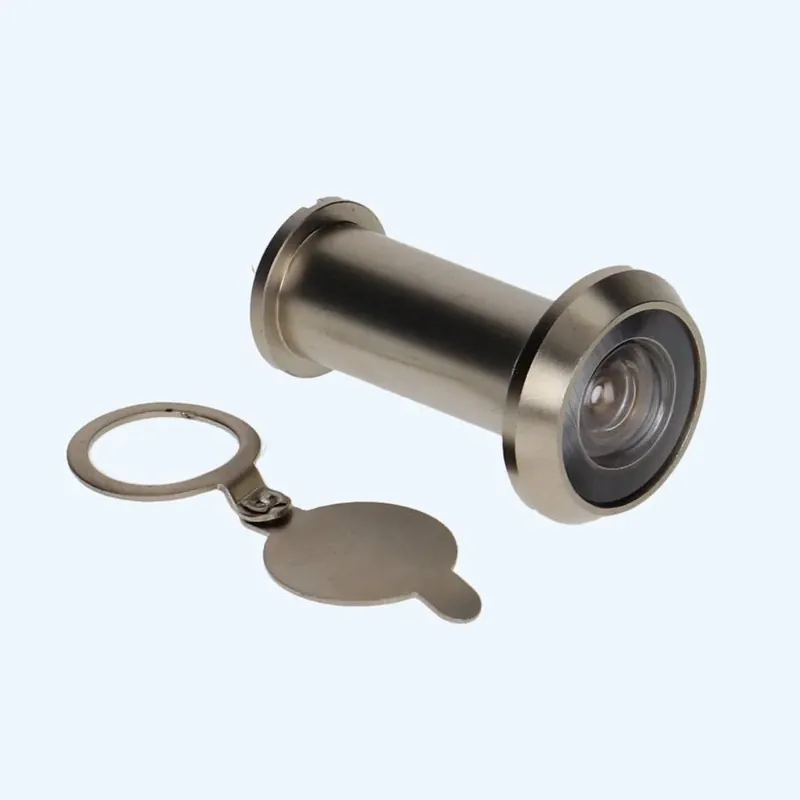Bestseller Deurspion 14 mm massief messing RVS finish