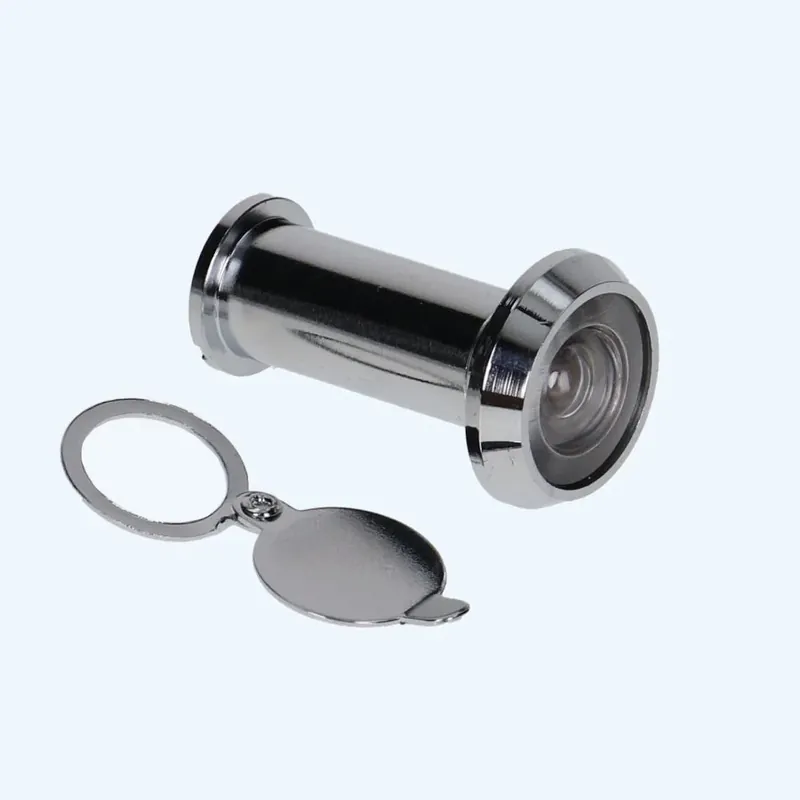 Deurspion 14 mm massief messing verchroomd Gecertificeerd