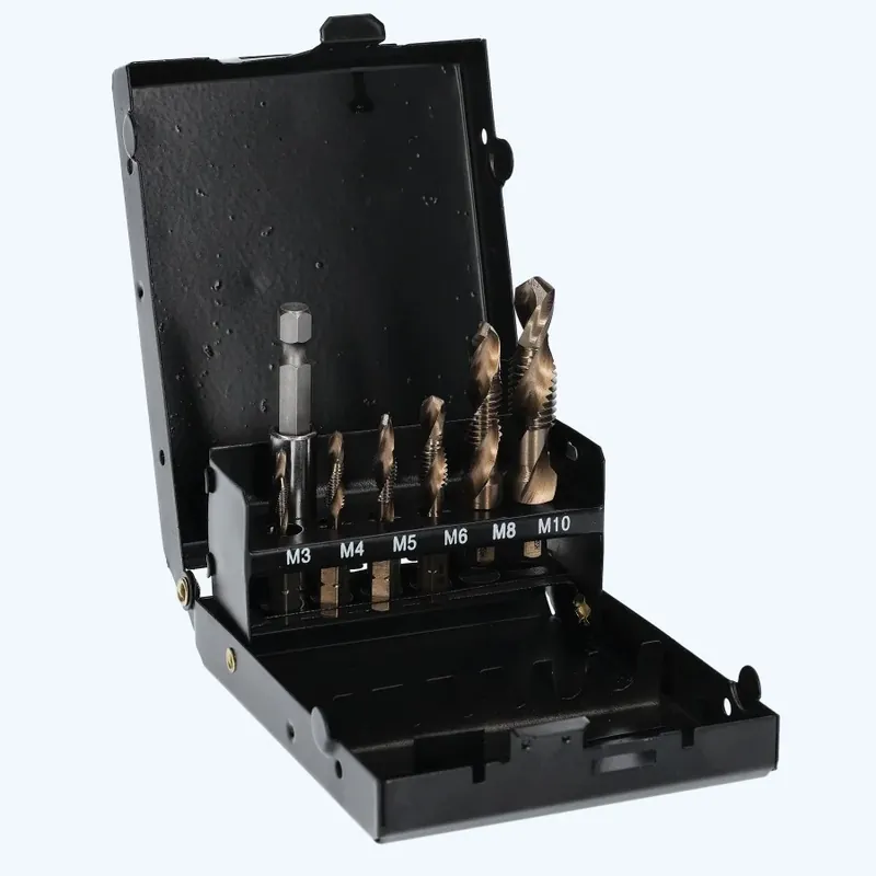 7-delige boortapset HSS 5% cobalt kopen Shop Nu