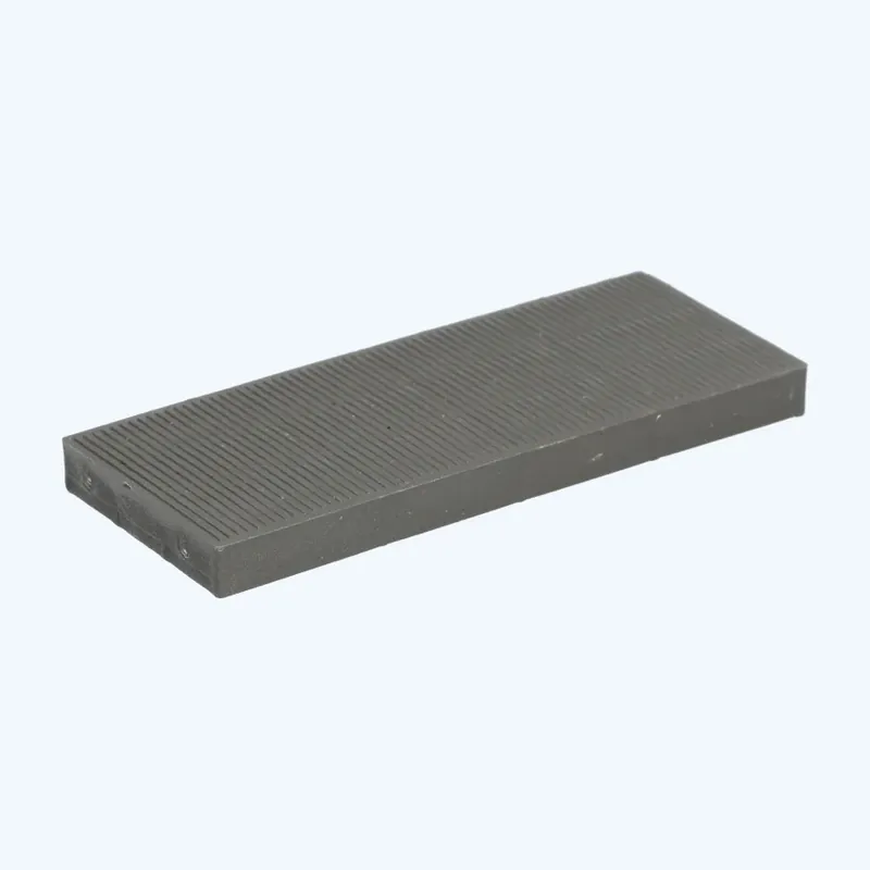 Voordeelprijs 100 stuks kunststof beglazingsblokjes 100x40x8mm grijs