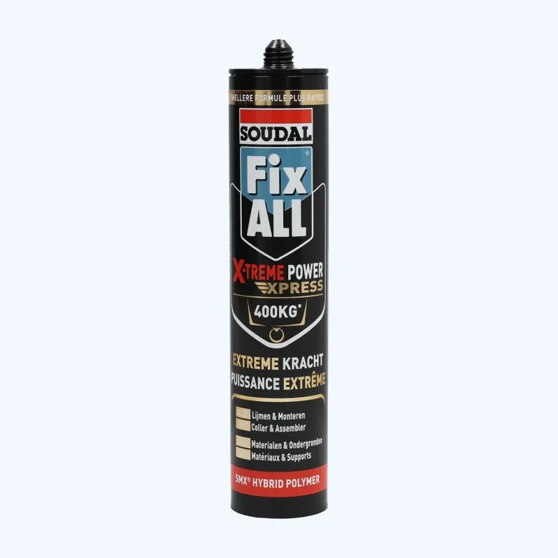 Soudal Fix-All X-treme Power Express 290 ml zwart Gecertificeerd