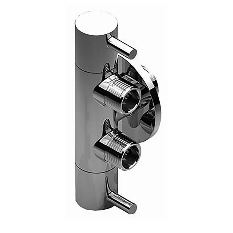 Aloni 'Design' Dubbelhoekstopkraan 1/2x3/8x3/8 (Chroom) Hete Deal