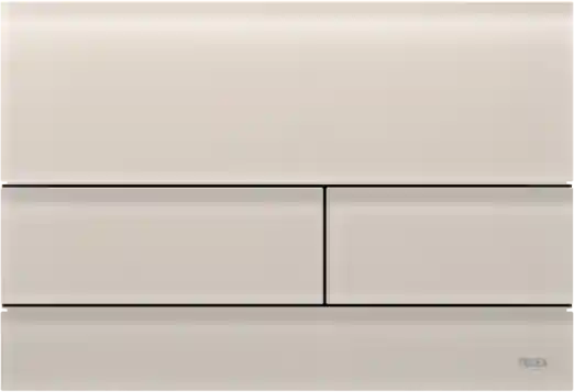 TECE Square Toilet Bedieningsplaat van Gesatineerd Glas voor DuoSpoeling - Zandbeige Fabrieksprijs