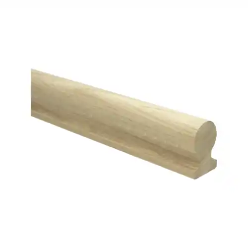 Uitverkoop Trapleuning - Sleutelgat - 350cm - Eiken Onbehandeld
