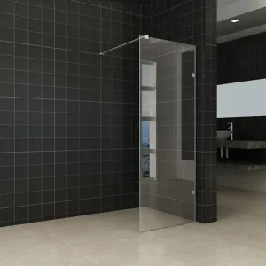 Beste Prijs Wiesbaden Less Profielloos Inloopdouche - Nano Coating - 8mm Helder Glas - 60x200cm - Chrome