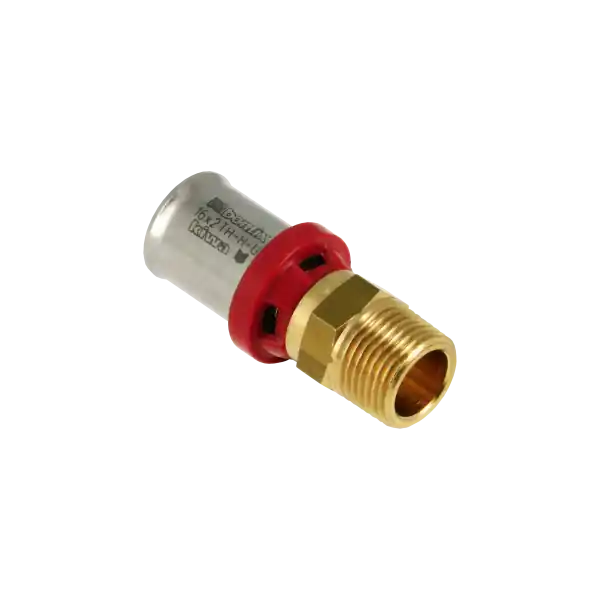 Merkproduct Bonfix Alu-Pers Puntstuk - Pers x Buitendraad - Messing - 16mm x 3/8"