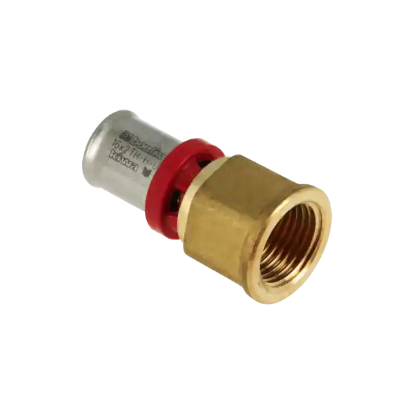 Beperkte Voorraad Bonfix Alu-Pers Schroefbus - Pers x Binnendraad - Messing - 16mm x 1/2"