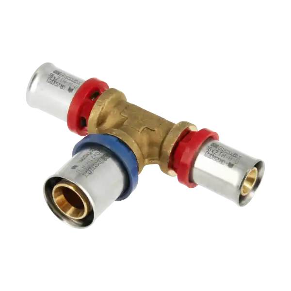Betrouwbaar Bonfix Alu-Pers Verlopend T-Koppeling - Pers - Messing - 16x20x16mm