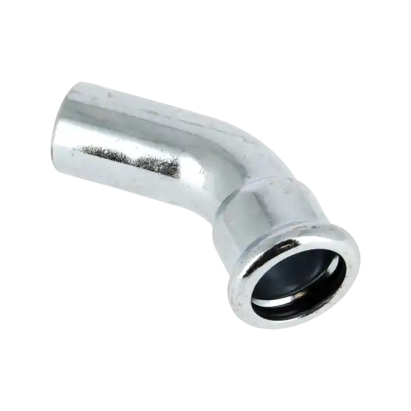 Alleen Vandaag Bonfix Press Insteekbocht 45° - CV - Pers - Staalverzinkt - 15x15mm