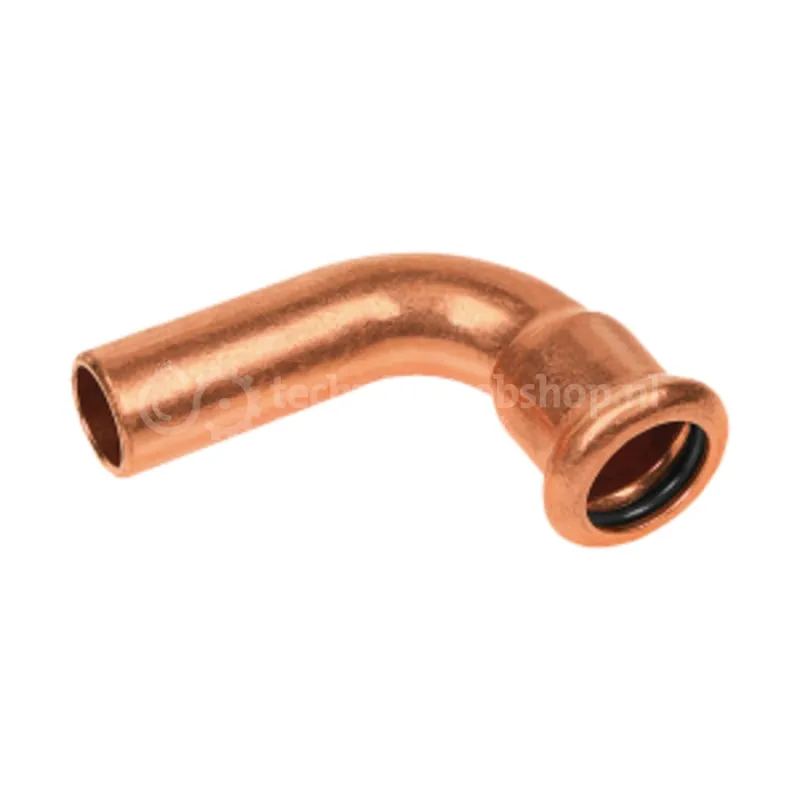 Dagaanbieding Bonfix Press Insteekbocht 90° - Water - Pers - Roodkoper - 15x15mm