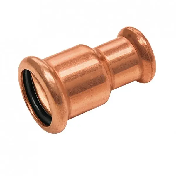 Actieprijs Bonfix Press Rechte Verloopkoppeling - Pers - Roodkoper - 22x15mm