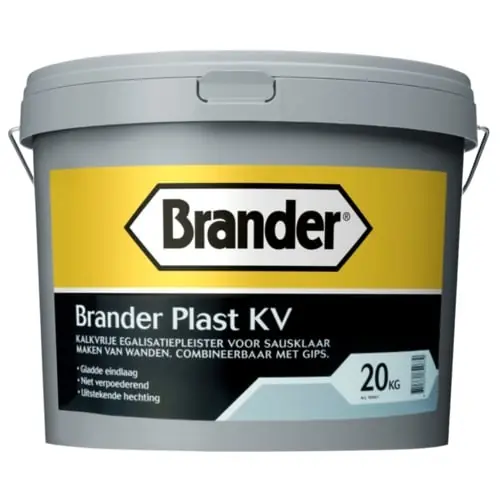 Koopje Brander Plast KV Kalkvrije Egalisatiepleister - Wit - 18kg