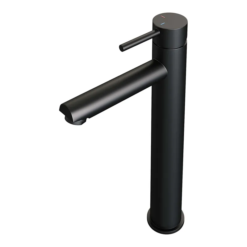 Brauer Black Edition Opbouw Wastafelmengkraan - Hoog - Hendel Model A - Mat Zwart Favoriet