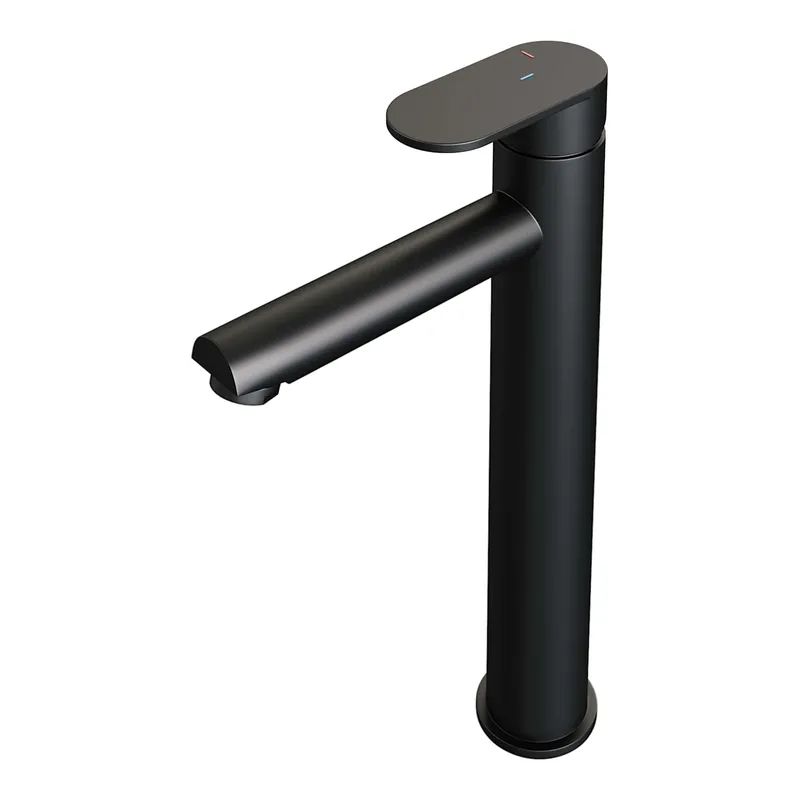 Brauer Black Edition Opbouw Wastafelmengkraan - Hoog - Hendel Model C - Mat Zwart Koopje
