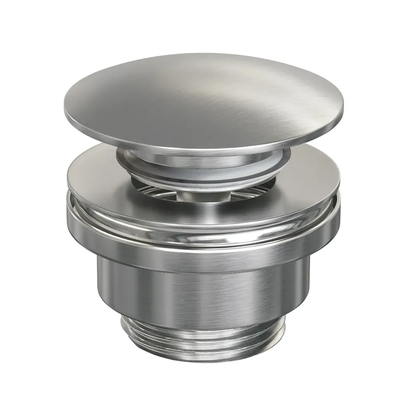 Actieprijs Brauer Brushed Edition Klikwaste Afvoerplug - PVD - Geborsteld RVS