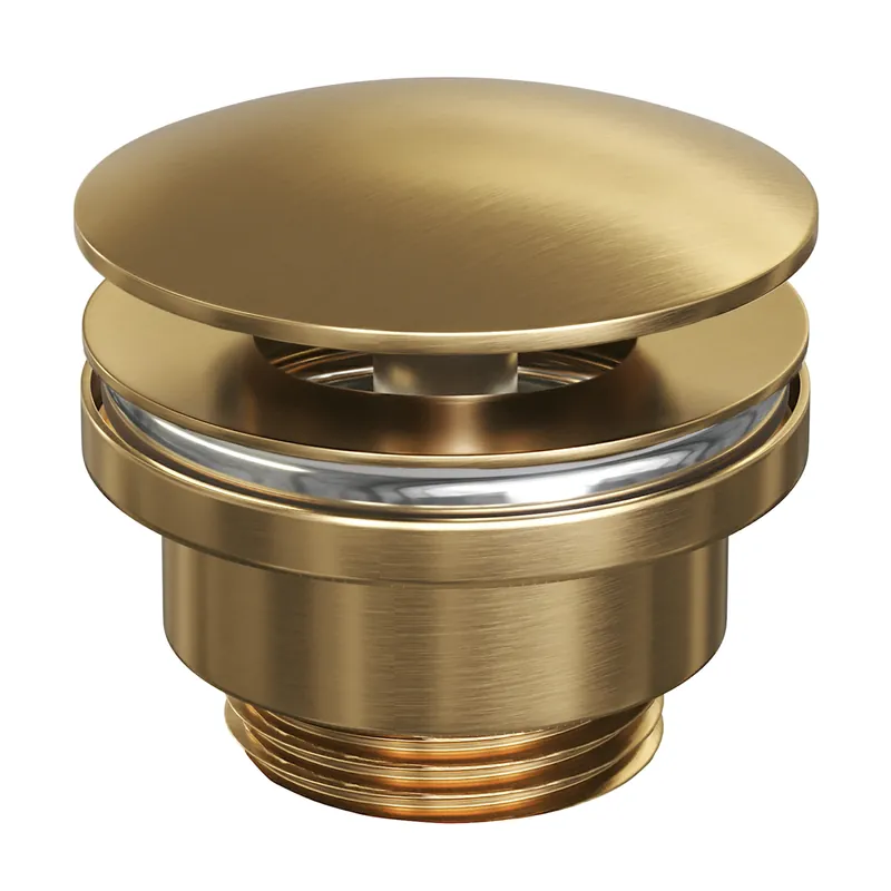 Beperkte Voorraad Brauer Gold Edition Open Afvoerplug - PVD - Geborsteld Goud
