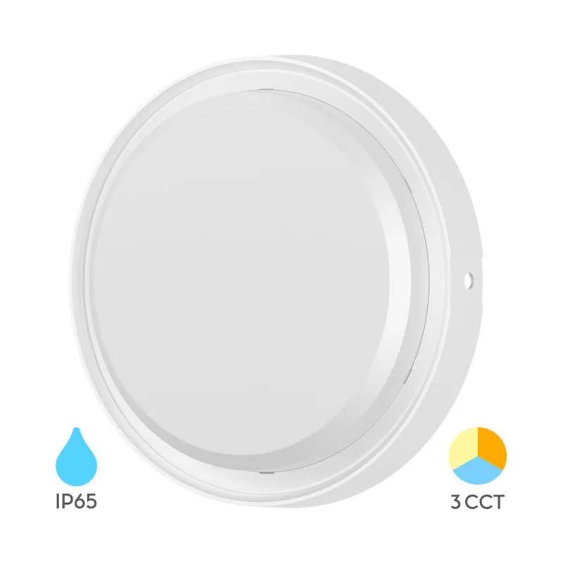 Braytron LED Wand Lamp - Rond - 18W - IP65 - CCT - Wit Betrouwbaar