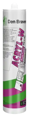 Den Braven Zwaluw Acryl-W Acrylaatkit - Grijs - 310ml Dagaanbieding