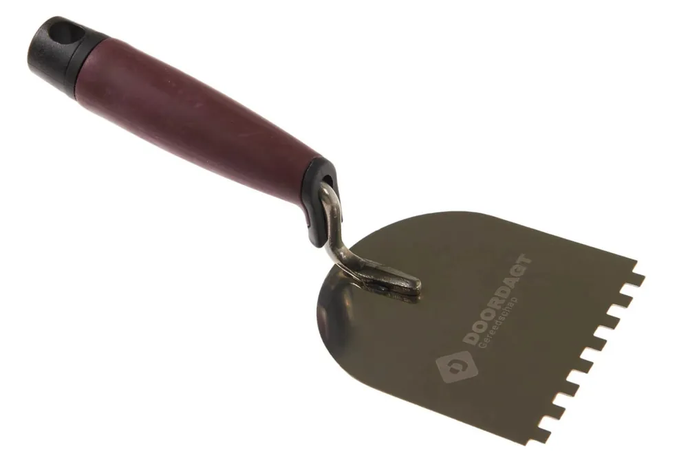 Op = Op Doordagt Premium Soft Getand Platschopje - RVS - 100mm
