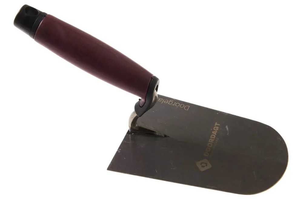 Laatste Kans Doordagt Premium Soft Troffel met Doorgelast S-Hals - RVS - Rond