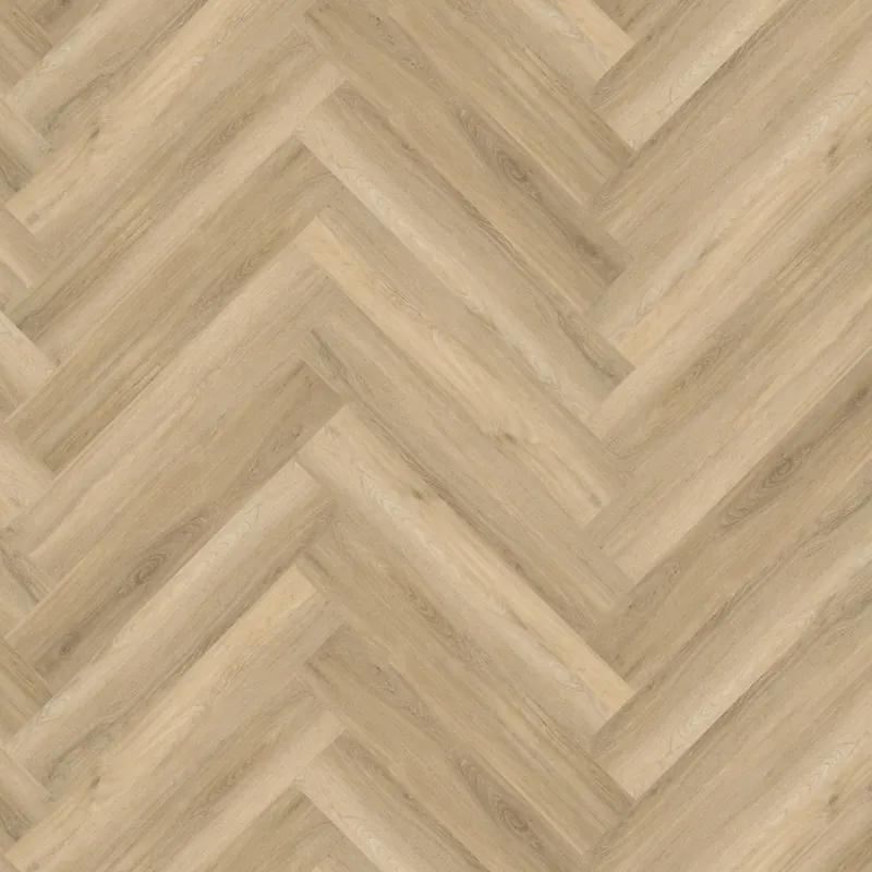 Floorlife YUP Herringbone Klik PVC Visgraat Vloer met Geïntegreerde Ondervloer - Beige Gratis Retour