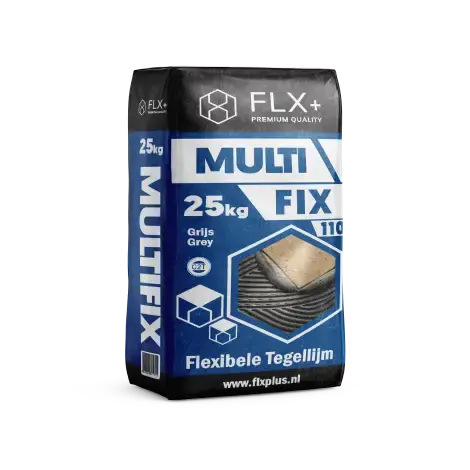 FLX+ Multifix 110 C2T Flexibele Tegellijm - Binnen & Buiten - Grijs - 25kg Premium